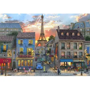 Bluebird Puzzle Streets of Paris Puzzle-F-90670 pas cher