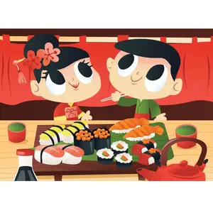 Bluebird Puzzle Vive les Sushis ! Puzzle-F-90644 pas cher