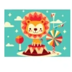 Bluebird Puzzle Le Lionceau Fait son Cirque Puzzle-F-90614 pas cher