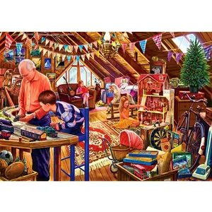 Bluebird Puzzle Attic Playtime Puzzle-F-90659 pas cher