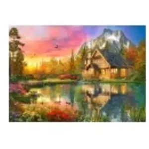Bluebird Puzzle The Mountain Cabin Puzzle-F-90193 pas cher