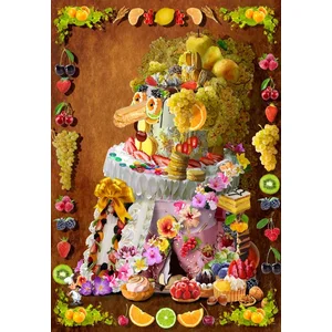 Bluebird Puzzle La Cantatrice Gâteau inspirée par Arcimboldo Puzzle-F-... pas cher