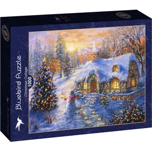 Bluebird Puzzle Christmas Cottage Puzzle-F-90352 pas cher