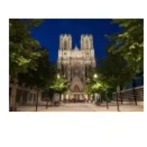 Bluebird Puzzle Cathédrale de Reims au Crépuscule Puzzle-F-90496 pas cher