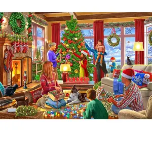 Bluebird Puzzle Christmas Decorating Puzzle-F-90795