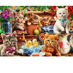 Bluebird Puzzle Kittens in the Potting Shed Puzzle-F-90769 pas cher