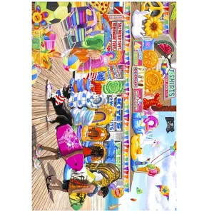 Bluebird Puzzle Beach Shop Puzzle-F-90738 pas cher