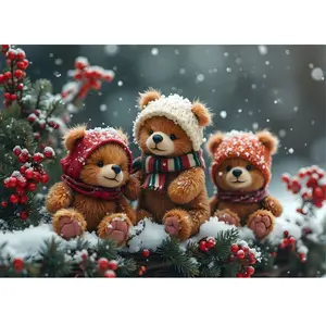Bluebird Puzzle Petits Oursons sous la Neige Puzzle-F-91066 pas cher
