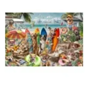 Bluebird Puzzle Chiens et Chats à la Plage Puzzle-F-91023 pas cher