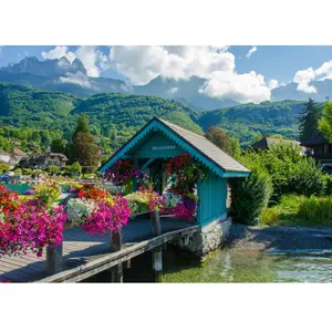 Bluebird Puzzle Vue sur le Lac d'Annecy Puzzle-F-91025 pas cher