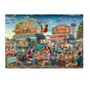 Bluebird Puzzle Food Truck Puzzle-F-91016 pas cher