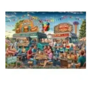 Bluebird Puzzle Food Truck Puzzle-F-91002 pas cher