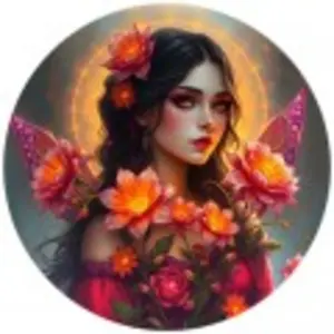 Bluebird Puzzle Puzzle Rond - Mysterious Beauty Puzzle-F-91146 pas cher