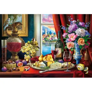 Bluebird Puzzle Vin et Nature Morte Puzzle-F-91153 pas cher