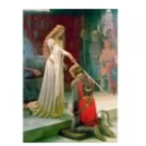 Bluebird Puzzle Edmund Blair Leighton - The Accolade, 1901 by-Bluebird... pas cher