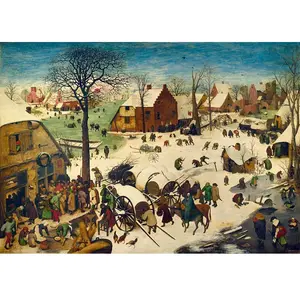 Bluebird Puzzle Pieter Bruegel the Elder - The Census at Bethlehem, 15...