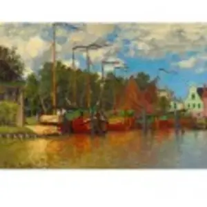 Bluebird Puzzle Claude Monet - Boats at Zaandam, 1871 by-Bluebird-F-60...