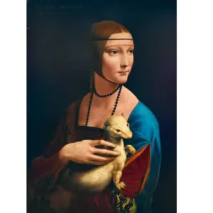 Bluebird Puzzle Leonardo Da Vinci - Lady with an Ermine, 1489 by-Blueb...