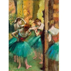 Bluebird Puzzle 1000 Danseuse rose et verte, Degas (1000 pièces) pas cher