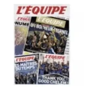 L Équipe Les Trophées des Équipes de France - Football, HandBall, Rugb... pas cher