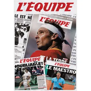 L Équipe Les Légendes du Tennis PUZZEQ004 pas cher