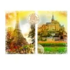 Grafika Travel around the World - France F-33030 pas cher