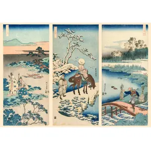 Grafika L'Oeuvre d'Hokusai F-33668 pas cher