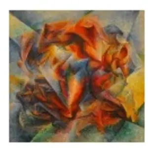Grafika Umberto Boccioni : Dinamismo di un ciclista è un dipinto, 1913... pas cher