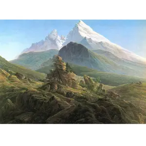 Grafika Caspar David Friedrich - Le Watzmann, 1825 F-33400 pas cher