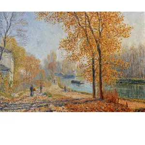 Grafika Francis Picabia - Les Bords du Loing, Effet d'Automne le Matin à Moret, 1904 F-33401 pas cher