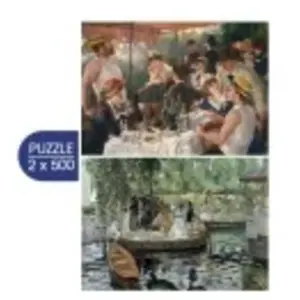 Grafika 2 Puzzles - L'Art d'Auguste Renoir : Le Déjeuner des Canotiers - La Grenouillère F-33706 pas cher