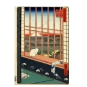 Grafika Utagawa Hiroshige - Rizières d'Asakusa et Festival Torinomachi... pas cher