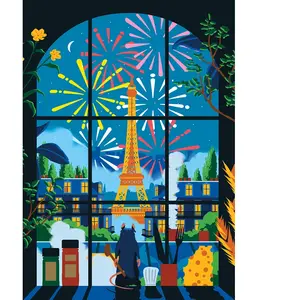 Hachette Sous le Ciel de Paris Puzzle-0003 pas cher