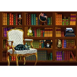 Bluebird Puzzle The Vintage Library Puzzle-70225 pas cher