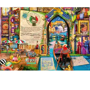 Bluebird Puzzle Life is an Open Book Venice Puzzle-70242-P