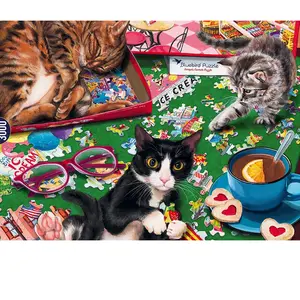 Bluebird Puzzle Bluebird Puzzle Cats Puzzle-70567-P pas cher