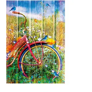Bluebird Puzzle Bluebirds on a Bicycle Puzzle-70300-P pas cher