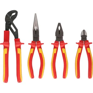 Jeu de 4 pinces isolées ergotorque® - 117.1100F - Ks Tools pas cher
