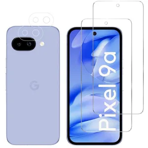 Comparateur de prix : Verre Trempé pour Google Pixel 9a et Protection Caméra [Pack 2] Film V...