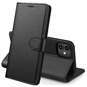 Comparateur de prix : Coque pour iPhone 12 - 12 PRO (6,1") - Portefeuille Noir Rabat Clapet ...