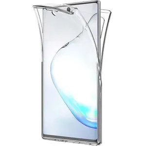 Coque pour Samsung Galaxy NOTE 10 PLUS - Housse Etui Gel TPU Silicone Intégrale Transparent Deux Parties Avant Arrière Emboitable Phonillico®Vendu parfnac-be
