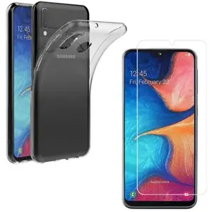 Phonillico Coque pour Samsung Galaxy A20E et Verre Trempe - Protection... pas cher
