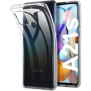 Phonillico Coque pour Samsung Galaxy A21S - Silicone Gel TPU Transparent Protecti... pas cher