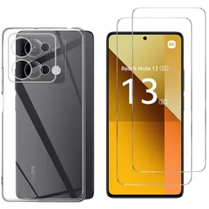 Coque pour Xiaomi Redmi Note 13 5G et 2 Verres Trempé Film Protection Ecran Phonillico® pas cher