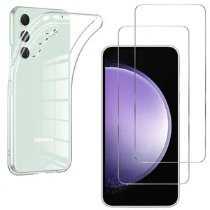 Coque pour Samsung Galaxy S23 FE et 2 Verres Trempé Film Protection Ecran Phonillico® pas cher