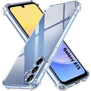 Coque pour Samsung Galaxy A15 4G / A15 5G - Antichoc Protection TPU Souple Transparent Phonillico® pas cher
