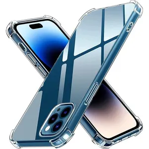 Coque pour iPhone 14 PRO MAX - Antichoc Protection Silicone Souple Tra...Vendu parfnac-be