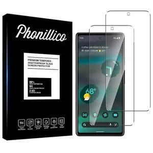 Comparateur de prix : Verre Trempé pour Google Pixel 6a [Pack 2] Film Vitre Protection Ecran...