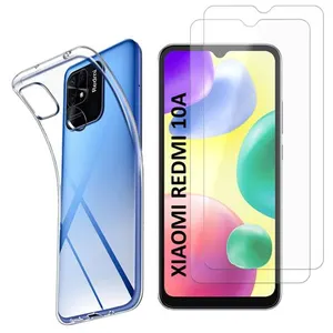 PHONILLICO Coque pour Xiaomi REDMI 10A et 2 Verres Trempé Film Protection Ecran P... pas cher