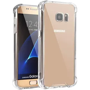Coque pour Samsung Galaxy S7 - Antichoc Protection Silicone Souple Transparent Phonillico®